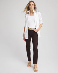 Chico's Collections Girlfriend Slim Ankle Jeans