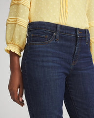 Chico's Collections Girlfriend Cropped Flared Jeans