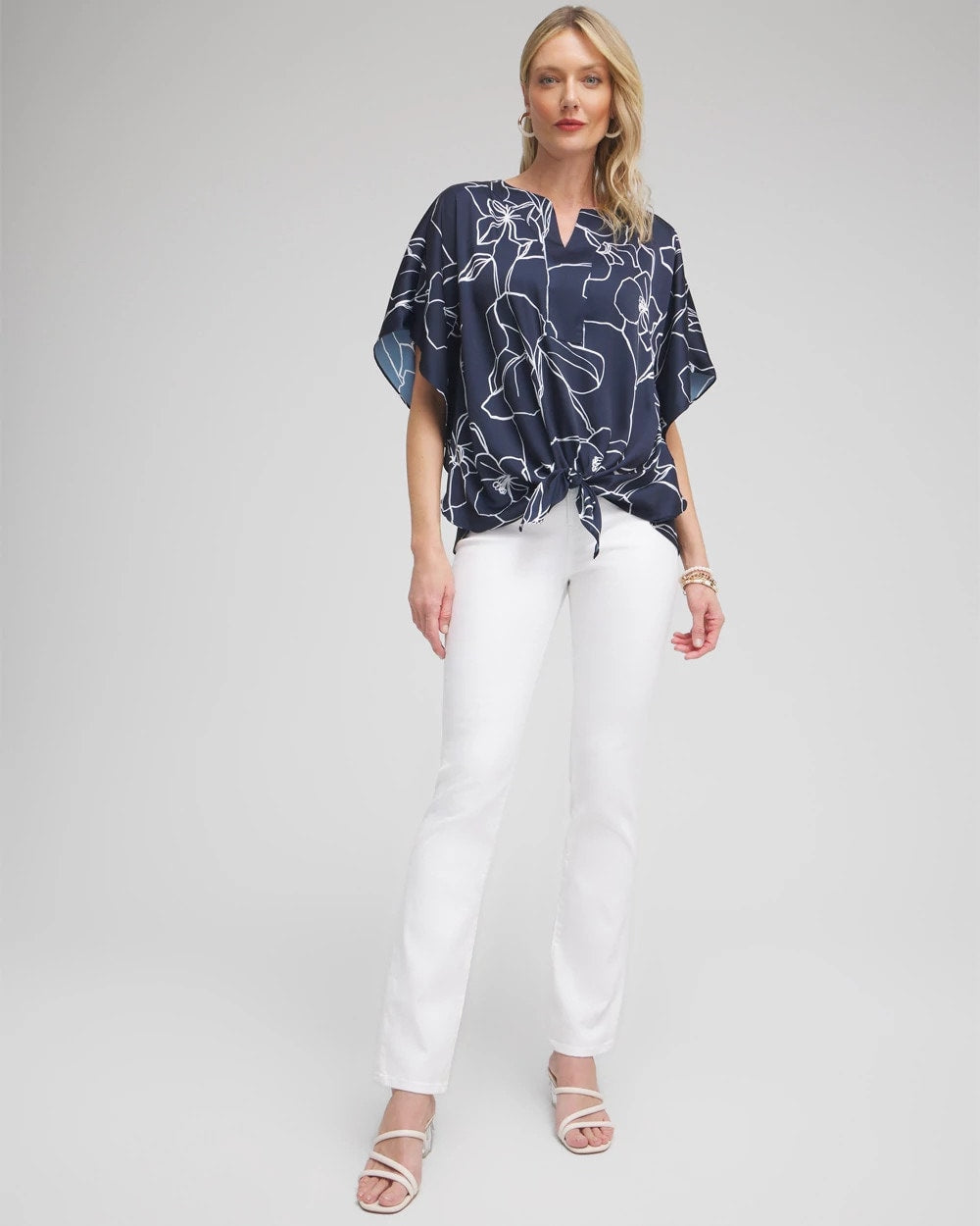 Chico's Collections No Stain Girlfriend Jeans